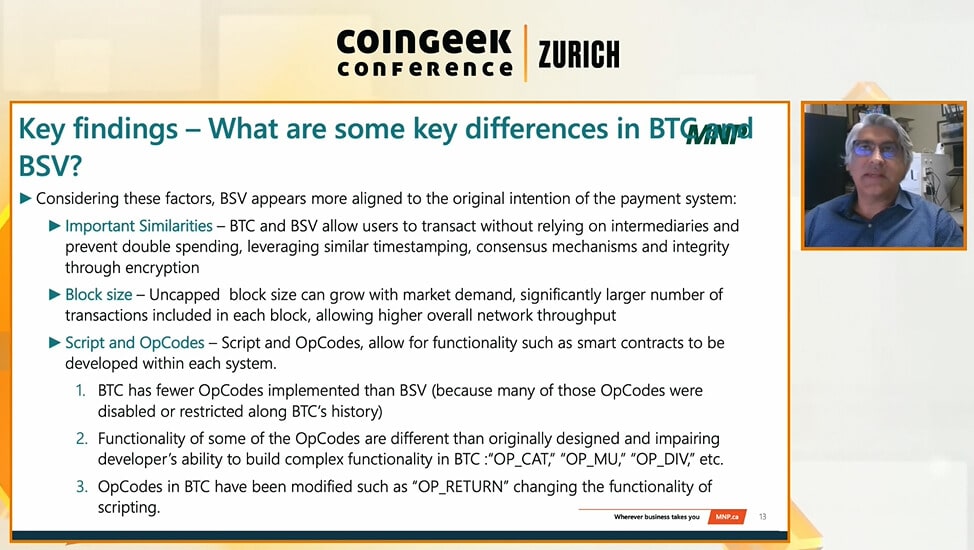 CoinGeek Zurich: MNP takes a look at original BTC protocol and why it matters