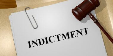 Indictment concept with legal documents