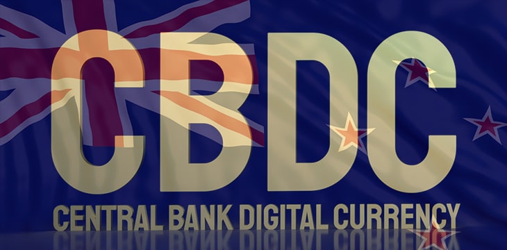 CBDC encrypted over New Zealand flag