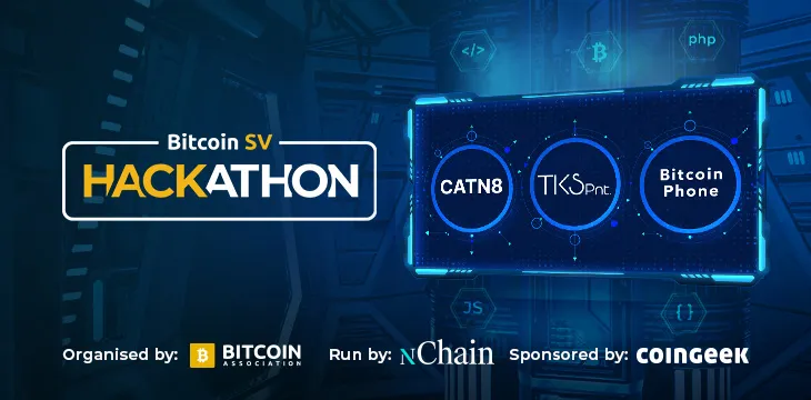 CATN8, Bitcoin Phone and TKS Pnt march into 4th Bitcoin SV Hackathon final