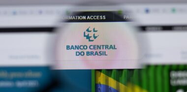 Central Bank of Brazil BCB logo or icon on website page