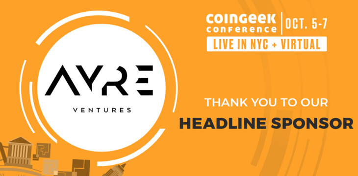 CoinGeek NYC sponsor spotlight: Why Ayre Ventures is focused on developments in BSV space