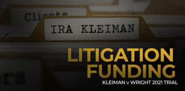 litigation funding kleiman v wright trial
