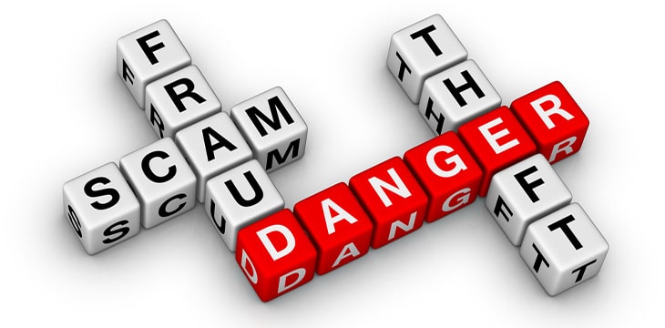 Fraud, scam, threat, and danger