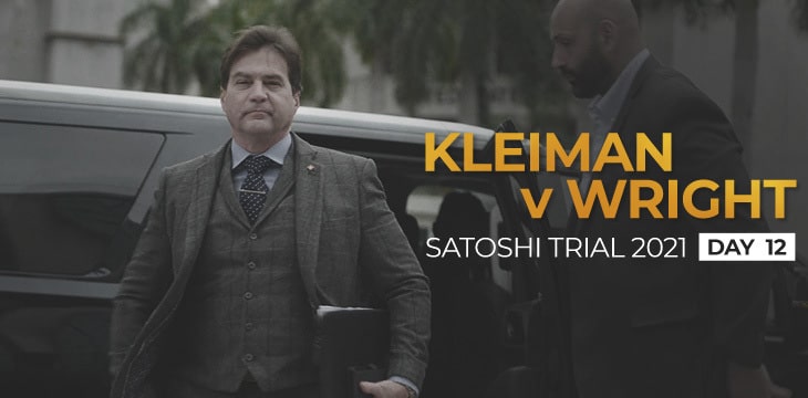 Kleiman V Wright Satoshi Trial Day 12