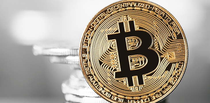 Bitcoin gold and silver coins