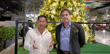 Happy holidays from Bitcoin Association’s Jimmy Nguyen and Craig Wright