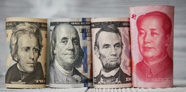 Chinese currency yuan dollars