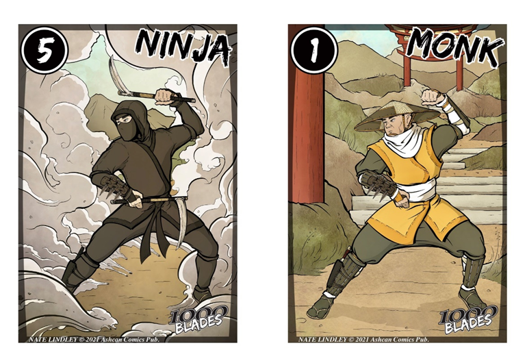 Ninja and Monk Cards