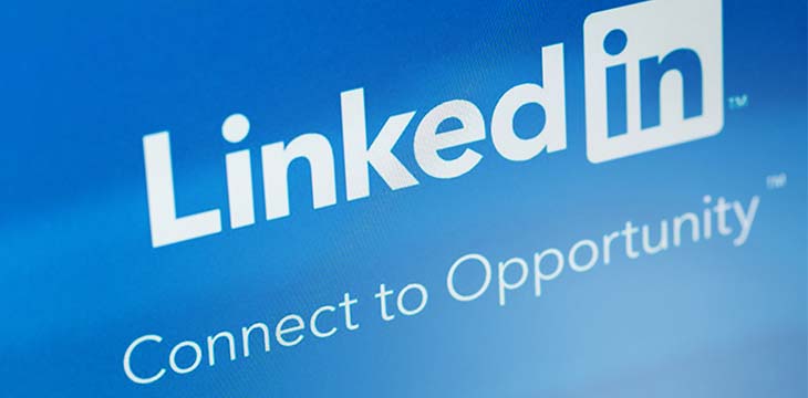 LinkedIn logo with Connect opportunity slogan