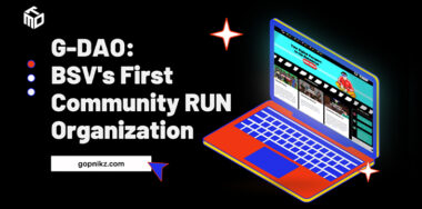 G-DAO BSV's First Community Run Organization