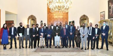 President of Pakistan meeting with BSV blockchain delegation