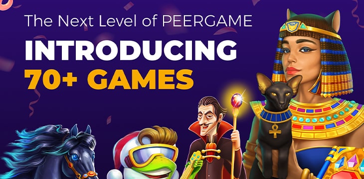 Peergame introducing 70+ games