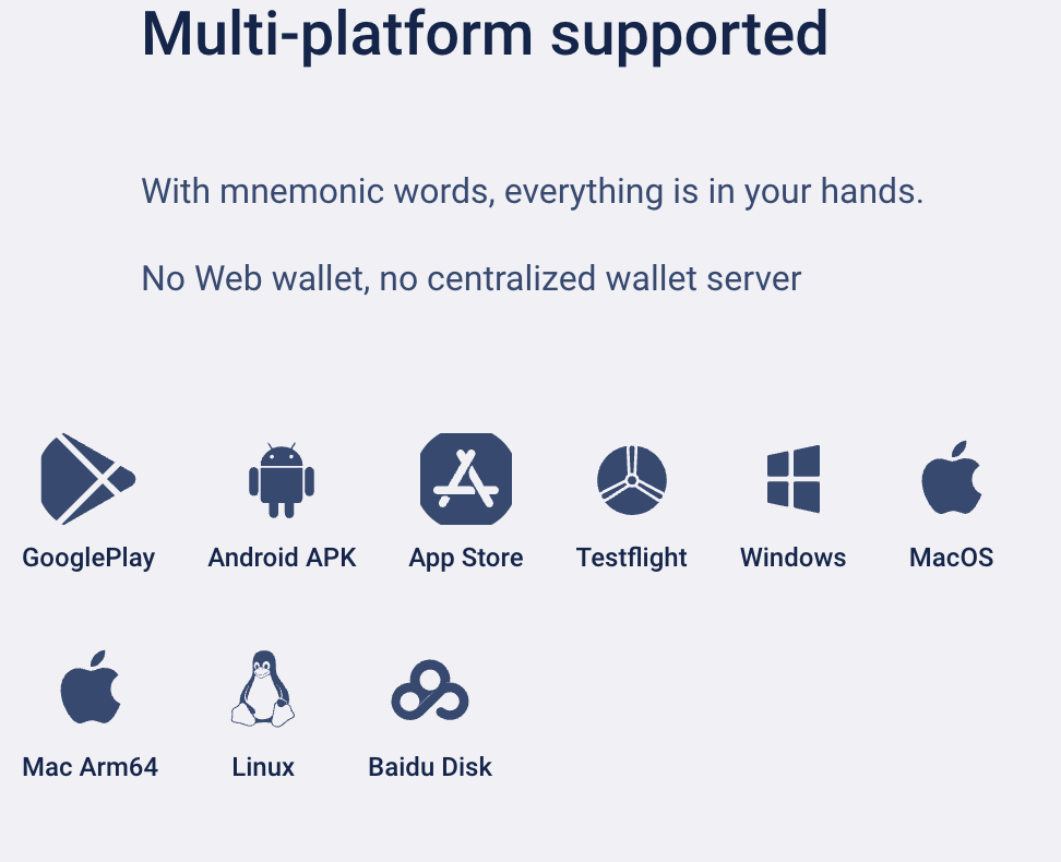 Chainbow.in App Wallets 