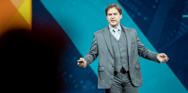 Craig wright presenting on stage