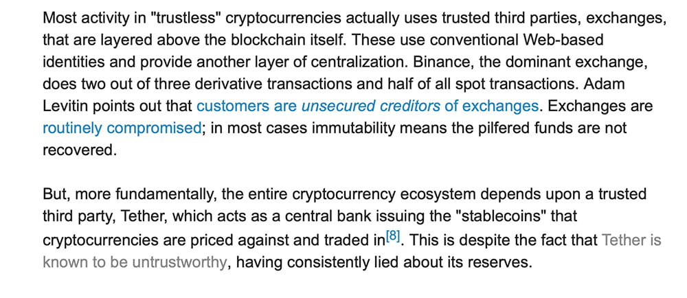 Cryptocurrency notes