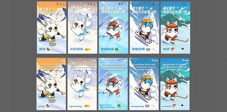 NFT collection from winter olympics beijing 2022