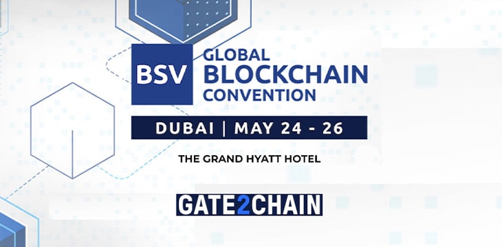 Gate2Chain and BSV Global Blockchain logo