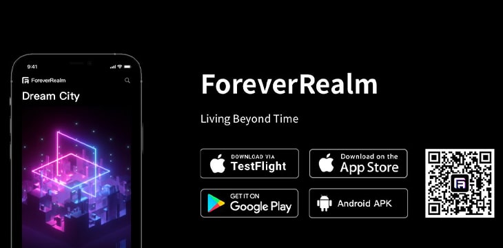 ForeverRealm app on mobile