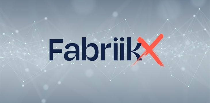 FabriikX logo on a digital concept background