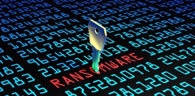 Ransomware virus at computer