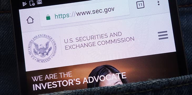 SEC website on mobile platform