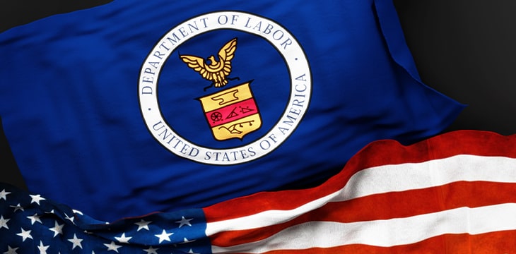 Flag of the United States Department of Labor