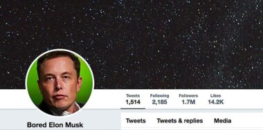 Twitter page for Elon Musk
