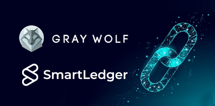 SmartLedger and Gray Wolf logo