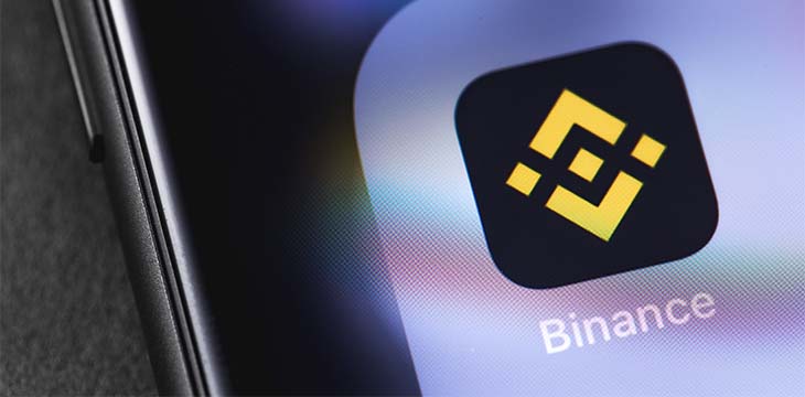 Binance icon app on the screen smartphone. Binance - one of the largest cryptocurrency exchange on the market. Moscow, Russia