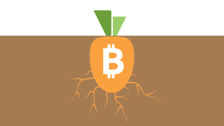 Bitcoin as a carrot under soil