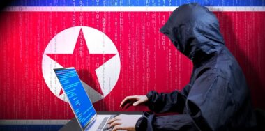 north korean flag and hacker