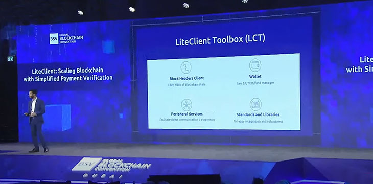 LiteClient: Scaling blockchain with Simplified Payment Verification