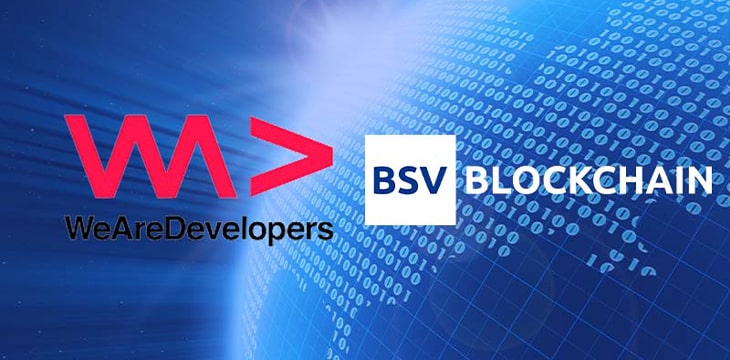 WeAreDevelopers and BSV Blockchain
