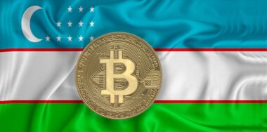 Bitcoin on the flag of Uzbekistan