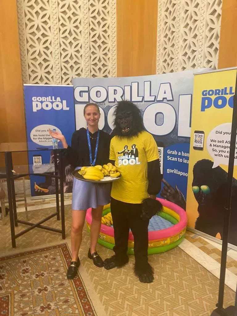 Gorilla pool booth