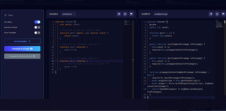 Introducing Solidity to sCrypt transpiler: Run Ethereum smart contracts on Bitcoin