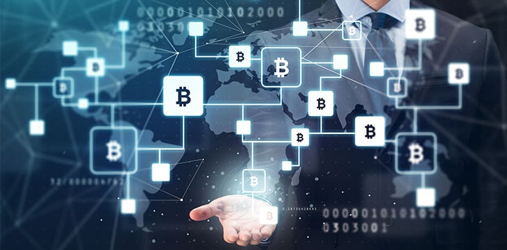 Bitcoin network with hands