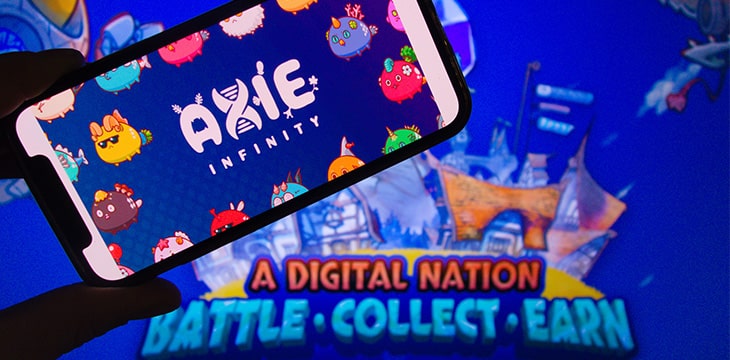 Axie Infinity on mobile phone