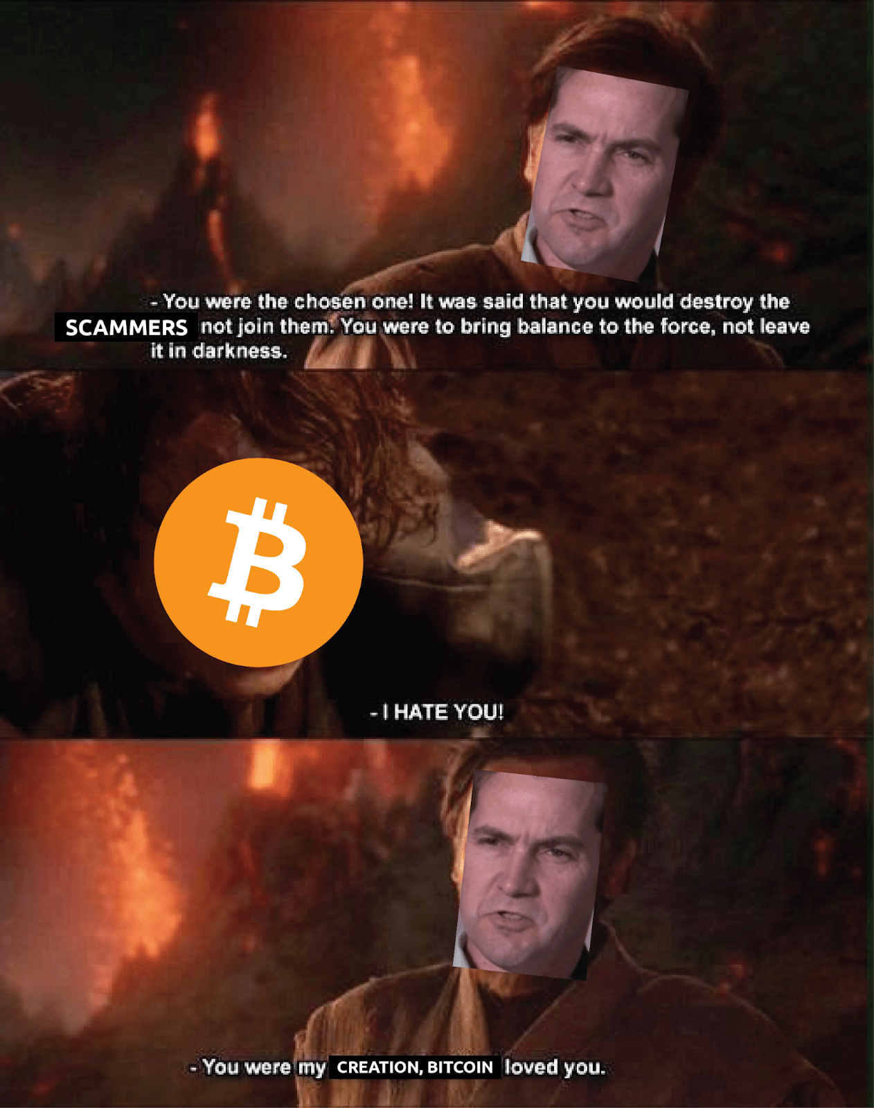 BSV and Craig Wright meme