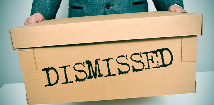 Dismissed text on a box
