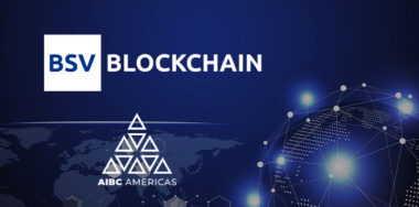 AIBC Americas and BSV Blockchain logo
