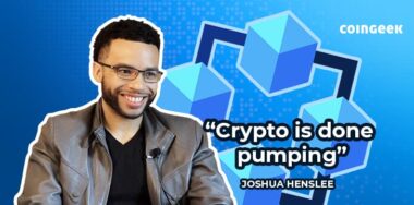 Joshua Henslee talking about Crypto is Done Pumping