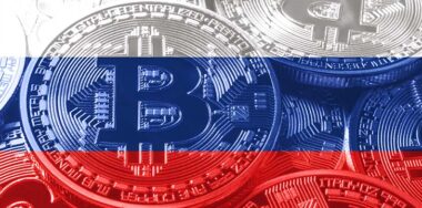 Russia bitcoin flag, national flag