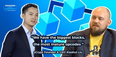 sCrypt’s Xiaohui Liu welcomes Ethereum community to BSV on CoinGeek Weekly Livestream