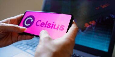 Celsius Network logo seen displayed on a smartphone screen