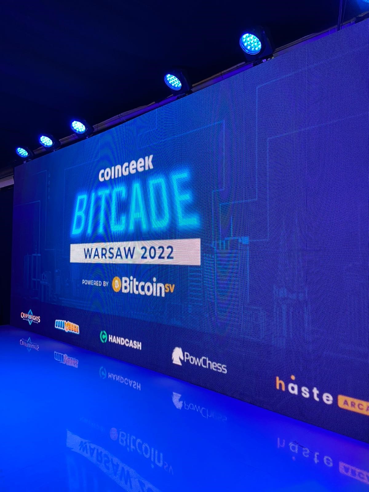 CoinGeek Bitcade Warsaw 