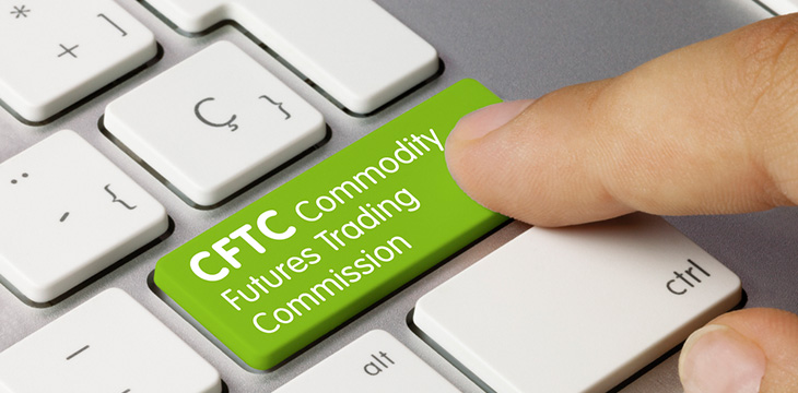 CFTC Commodity Futures Trading Commission Written on keyboard button