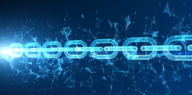 Digital particle blockchain network connection