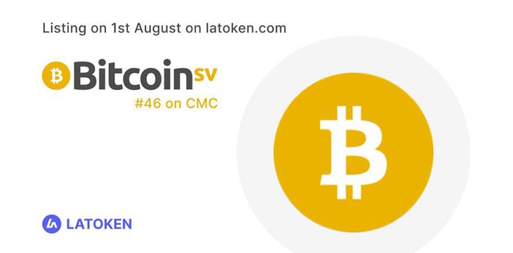 BitcoinSV and Latoken